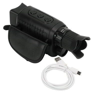 Night Vision Monocular with Infrared Camera, 5x Digital Zoom, LCD Display for Photo and Video Recording
