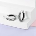 thumbnail image 3 of Pendientes Hapour de plata de ley 925 con filigrana vintage para mujer, 3 of 5