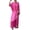 Rose Red, variant on Women's Casual Two Piece Chiffon Set Plus Size Mother of Bride Dressy Suit Crew Neck Top Wide Leg Pant Flowy Wedding Guest Outfit