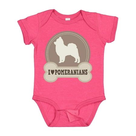 

Inktastic Pomeranian Dog Gift Baby Boy or Baby Girl Bodysuit