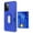 Blue, variant on for Samsung Galaxy A52 5G 6.5" 2021 Case, Extreme Dual-Layer Protection Case with Card Mount Hidden Card Solt Kickstand Shockproof Protective Case for A52 5G Women Men, Green