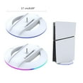 thumbnail image 3 of WE-POLUJ Round Vertical Base Stand Bracket with/without RGB Colorful Lighting for P5 Slim Disc & Digital Edition Game Console, 3 of 9