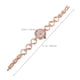 thumbnail image 5 of Reloj digital para mujer Reloj de pulsera de moda Reloj de cuarzo delicado Decoración de muñeca con diamantes de imitación Oro rosa, 5 of 8