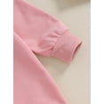 thumbnail image 5 of Infant Baby Boys Girls Jumpsuit, Long Sleeve Crew Neck Solid Color Fall Romper, 5 of 8