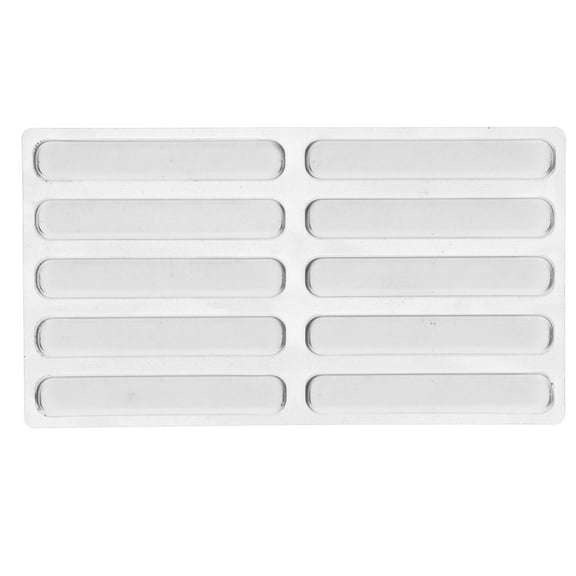 MUSEYA 10Set Clear Cabinet Door Bumpers Transparent Soft Rubber for Office Use Protection