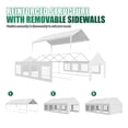 thumbnail image 4 of Clouddwell Heavy Duty 13X26FT Party Tent, Large Outdoor Wedding Tent with Removable Sidewalls & Sandbags, Commercial Wedding Large Tent,Carport, BBQ,UV 50+, Waterproof, White, 4 of 9