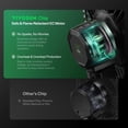 thumbnail image 3 of VIVOSUN AeroWave E6 Gen2, Grow Tent Clip Fan 6”, EC Motor, Smart Control, Powerful Oscillating Fan, Local Timer, Weatherproof IP54, for Hydroponics Circulation Cooling, Black, 3 of 9