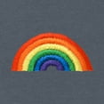 thumbnail image 2 of Dalix Rainbow Embroidered Zip Hoodie Fleece Long Sleeve Pocket Warm Soft Mens in Steel Blue 3XL XXX-Large, 2 of 5