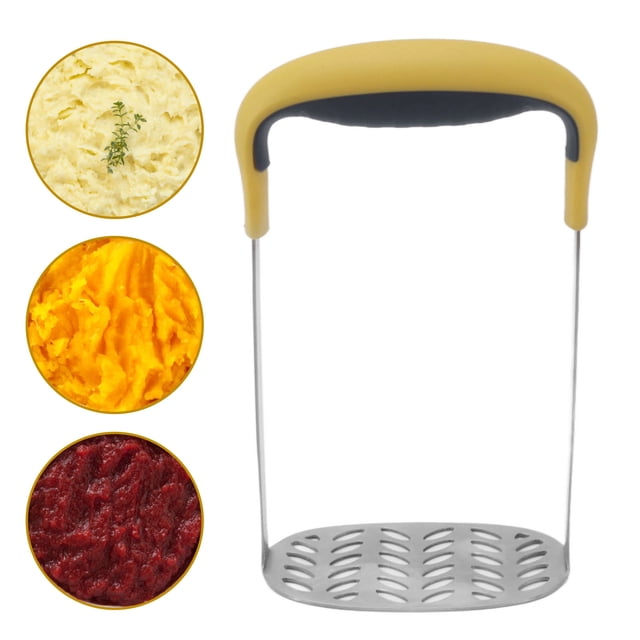 Food Masher, Vegetable Masher Multifunctional Rust Manual Stainless Steel Fast for Cooking