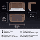 thumbnail image 2 of Paquete de 4 luces solares para escalones: para cubiertas, muelles, escalones, porches, pasillos, escaleras y barandillas, 2 of 5