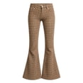 thumbnail image 5 of WhouRiu Girls Casual Flared Pants Fashion Graphic Rigid Waist Trousers With Pockets Kids Comfortable Cute Everyday Wear,9-10 Years, 5 of 5