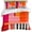 Multicolor, variant on 3 Piece Pink Orange Duvet Cover Set California King,Microfiber Comforter/Quilt Cover with Corner Ties and 2 Pillowcases,Geometric Modern Abstract Oil Painting All Season Bedding with Zipper Closure