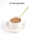 thumbnail image 3 of Cucharas de café GENRICE, acero inoxidable dorado, 17 cm, 4 unidades, 3 of 6