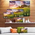 thumbnail image 3 of Fantastic Yellow Field at Sunset - Large Landscape Canvas Art Print, 3 of 4