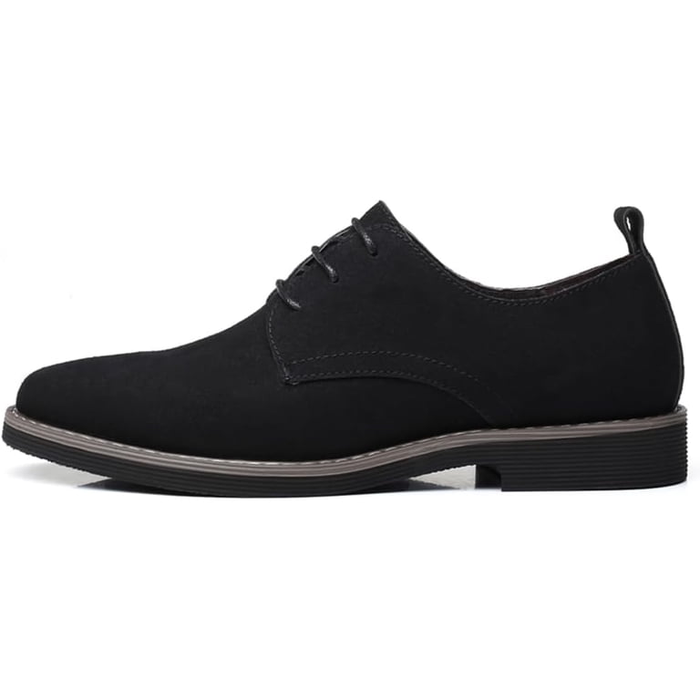 Mens Suede Shoes Dress Shoes Classic Oxfords Business Casual  display picture 1