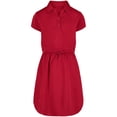 thumbnail image 1 of Vestido Escolar IZOD para Niñas, Roja, Manga Corta, Talla 14, 1 of 1