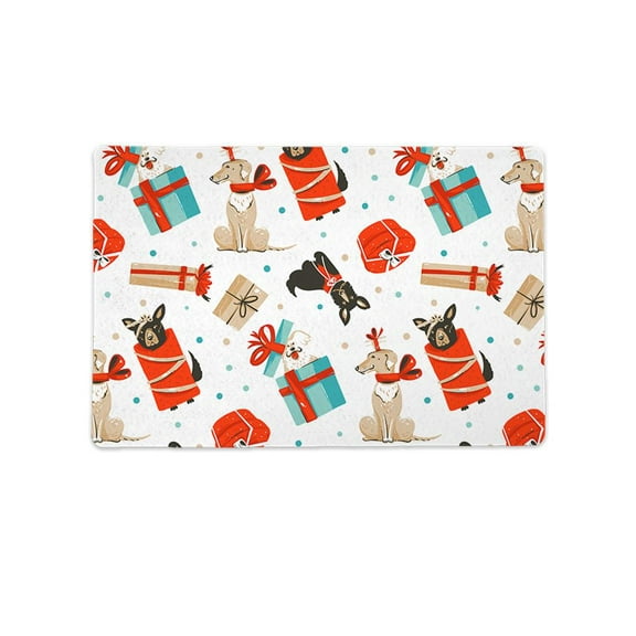 Dog Presents Mat Rectangle  -Image by Shutterstock,