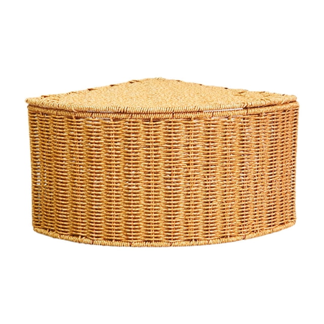 jifeng Boîte de Rangement d'Angle Portable Panier de Rangement de Bureau pour Maison Salle de Bain Chambre S