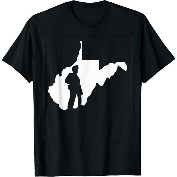 WV Coal Miner T-shirt T-ShirtMen and women, White Black T-shirt, size: Extra large S-4XL