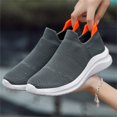 thumbnail image 3 of GUOBIOZIY Womens Running Shoes Breathable Lightweight Sneaker Hiking Walking Shoes Women for Athletic Gym Casual Travel(Grey,6.5), 3 of 6