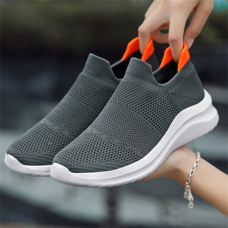 eczipvz Running Shoes Womens Women Canvas Mules Memory Foam Clipper Fashion  Sneakers Comfortable Slip-On Mule Holiday Shoes