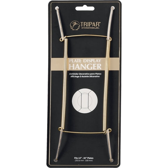 Tripar Plate Display Hanger 14-20" Clear