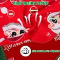 thumbnail image 6 of Girls Christmas Pajamas Kids Long Sleeve Pajamas Winter Nightwear Sleepwear for 2-12 Years Girls and 18" Dolls Clothes, 6 of 7