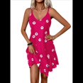 thumbnail image 2 of Vestido de Verano para Mujer 2025, Vestido Bohemio con Estampado Floral. Cártamo S, 2 of 8