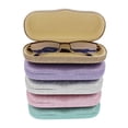 thumbnail image 3 of Matrix Hard Glasses Case For Women, Fits Small To Medium Frames, Seafoam Green Pixels, 3 of 4