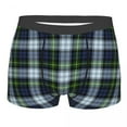 thumbnail image 3 of Clan MacLeod Tartan Underwear Men Breathbale Geometric Scottish Plaid Boxer Briefs Shorts Panties Soft Underpants For Homme, 3 of 7