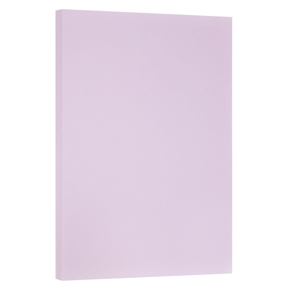 JAM Vellum Bristol Cardstock, 11x17, 50/Pack, 67lb Orchid Purple