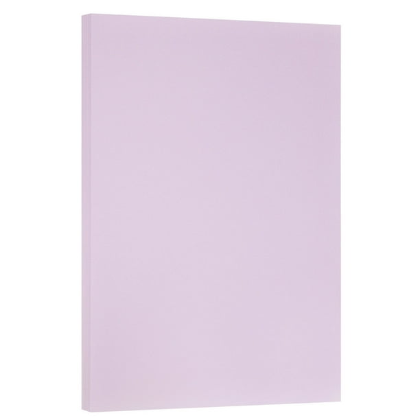 JAM Vellum Bristol Cardstock, 11x17, 50/Pack, 67lb Orchid Purple