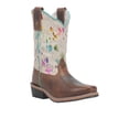 thumbnail image 2 of Dan Post Boots Girls Rumi Cow Metallic Square Toe Cowboy   Mid Calf Boots, 2 of 5