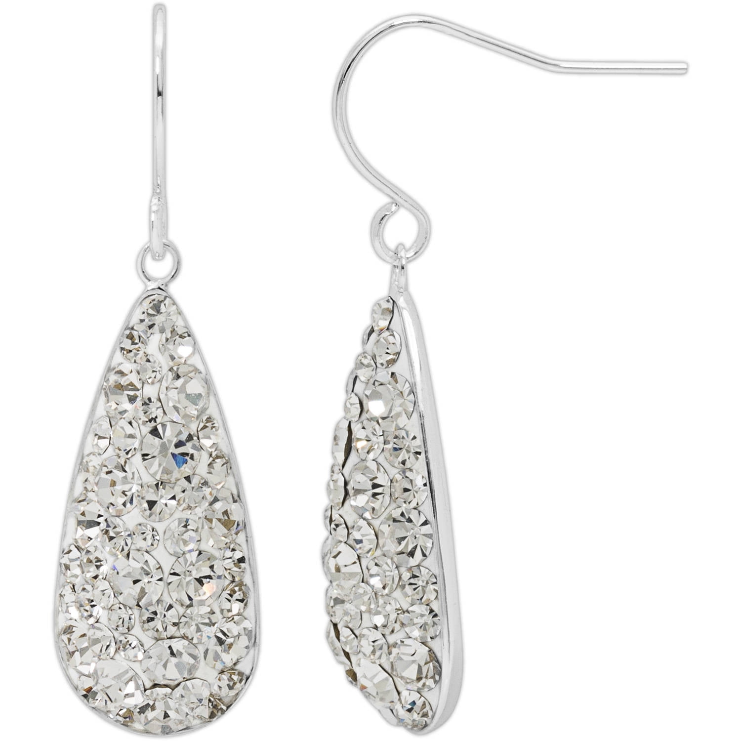 Brilliance Brilliance Fine Jewelry Clear Crystal Fine SilverTone