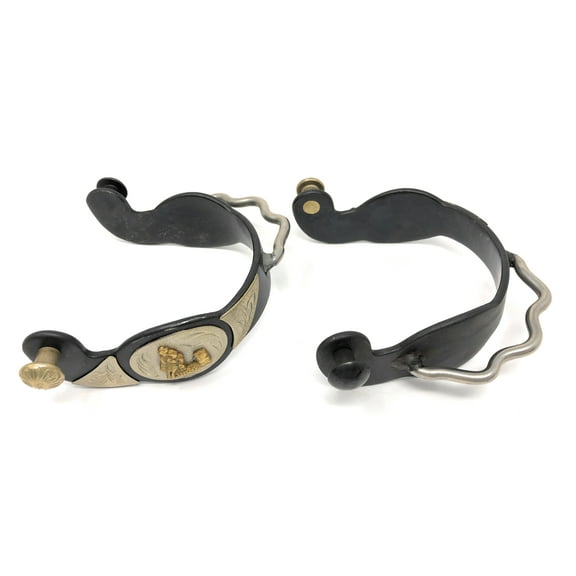 AJ Tack Men's Barrel Racer Bumper Spurs