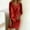 A Red, variant on Ygbgbb Velvet Dress for Women Long Sleeve Crowl Neck Ladies Guest Wedding Dresses Fashion Elegant Holiday Party Cocktail Midi Dress Green M