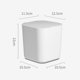 thumbnail image 4 of Cubo de cosméticos Cubo con tapa abatible Cubo de mesa Cubo Dados Blanco kaili Sencillez, 4 of 5