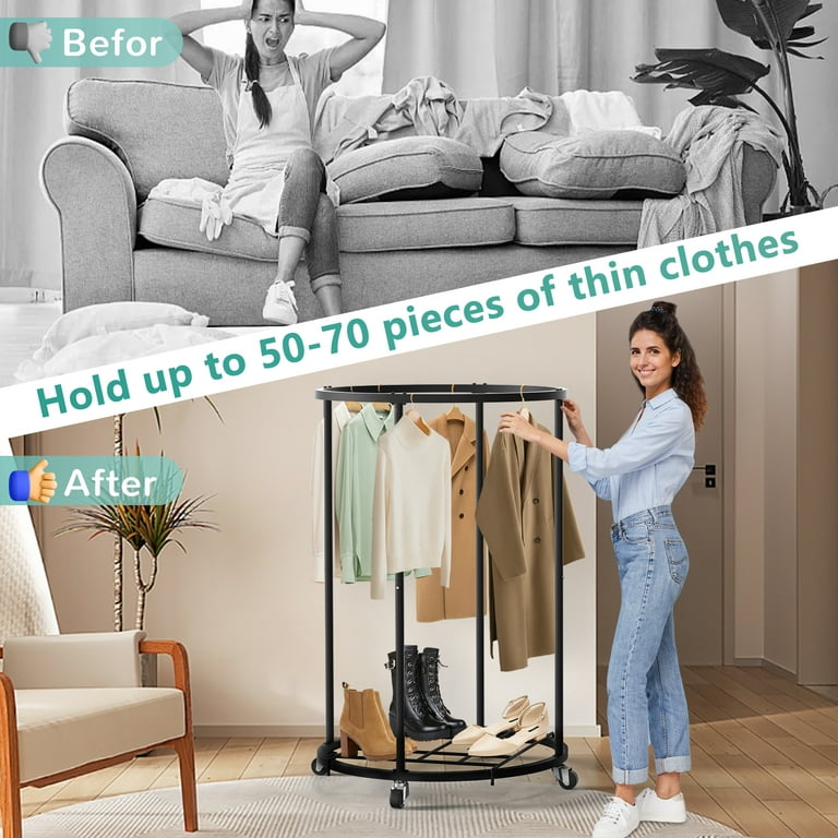 Round clothes rack walmart hot sale