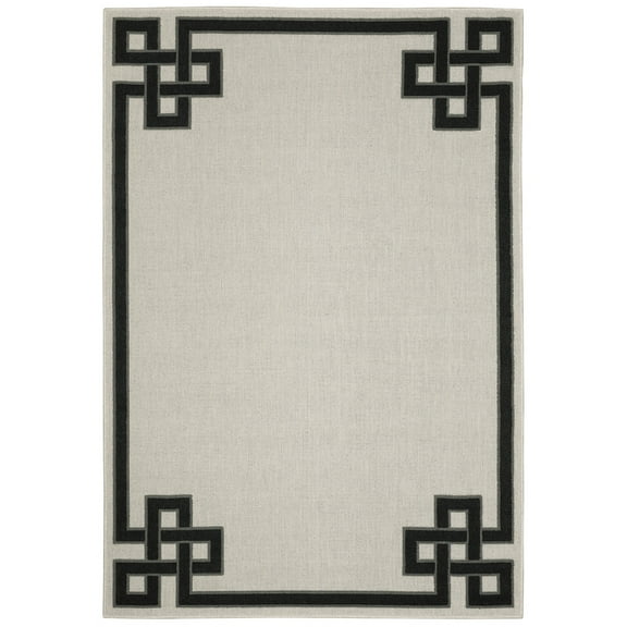 Moretti Kosmo Area Rug 1530I Outdoor Beige Angled Blocks