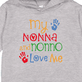 thumbnail image 3 of Inktastic My Nonna and Nonno Love Me Grandchild Toddler Hoodie, 3 of 4