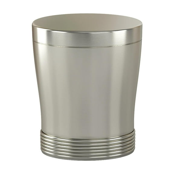 nu steel Special Metal Bathroom Vanity Countertop Storage Organizer Canister Jar