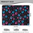 thumbnail image 7 of Yspwyqan Trunk Mat for Pets, Grip-Backed Trunk Protection Cargo Liner, Pink Blue Paw Print Easy Wipe Clean Vehicle Interior, Universal Fit for Most Sedan SUV Wagon Models, 29" x 39", 7 of 7
