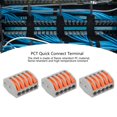 thumbnail image 4 of Compact 50Pcs Push Wire Wiring Connector Mini Fast Compact Connect Terminal Blocks Paralleler, 4 of 8