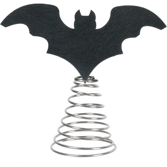 Halloween Bats Miniature Tree Topper Black Bat Ornament Mini Ornaments for Party Treetops Decoration