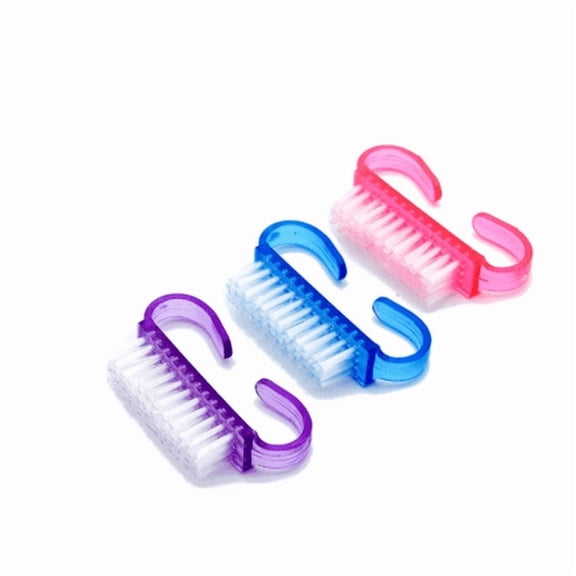 3pcs Handle Grip Nail Brush,Nail Brushes Hand Fingernail Brush Cleaner Scrubbing Kit Pedicure for Toes and Nails Men Women