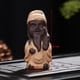 thumbnail image 5 of Pequeño monje Buda figuras Zisha estatuas titular té mascota hogar té bandeja Decoración Multicolor Zulema Figuras de monje Yixing Tea Pet, 5 of 8