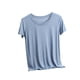 thumbnail image 1 of Fiudx Ofertas y Liquidaciones Camisa Informal de Corte Fino con Mosca y Parte Inferior para Mujer, Top/Camisa Ajustada de Manga Corta con Cuello Redondo, 1 of 4
