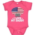 thumbnail image 3 of Inktastic I Love My Daddy Military Son Daughter Boys or Girls Baby Bodysuit, 3 of 5