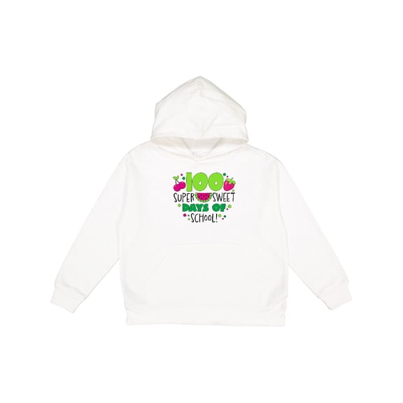 Inktastic One Hundred Super Sweet Days of School Youth Hoodie Sweatshirt