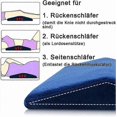 thumbnail image 3 of Lumbar Pillow Wedge Pillow Orthopedic Sleeping Pillow Lumbar Support Bed Memory Foam Pillow For Sciatica Pregnancy Neck Or Leg Pain, 24x60cm, 3 of 5